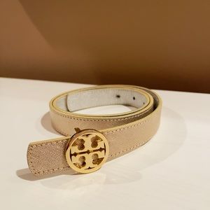 Tory Burch Reversible Saffiano Leather Belt